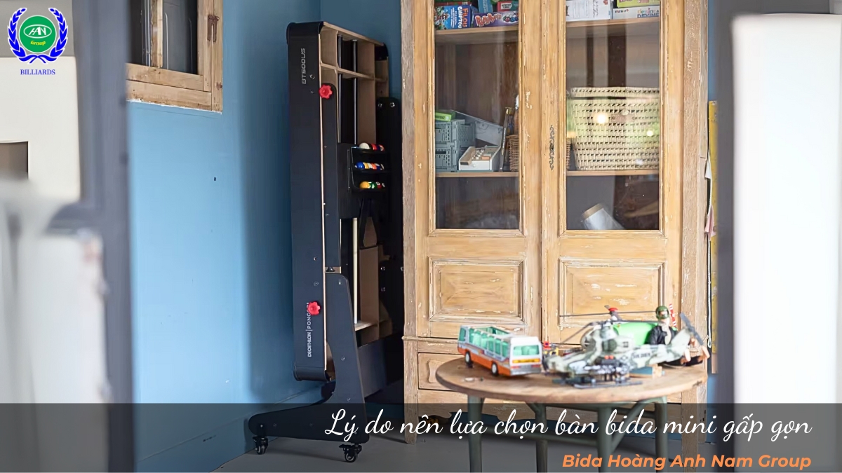 Lý do nên lựa chọn bàn bida mini gấp gọn