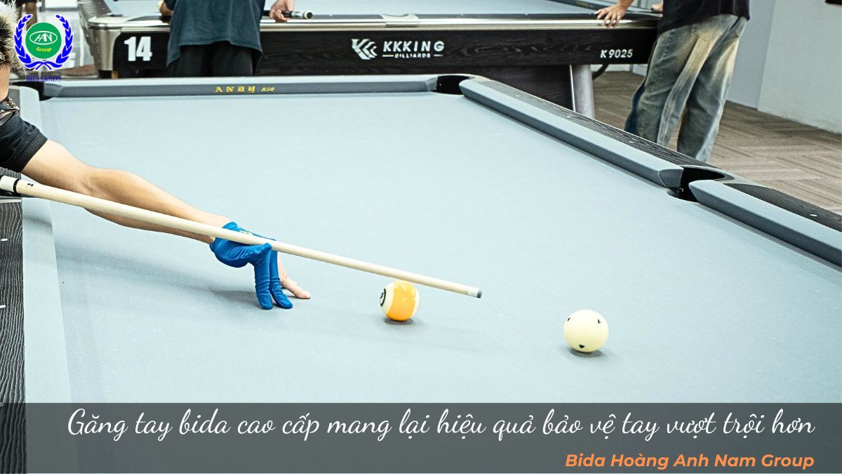Găng tay bida cao cấp thường mang lại hiệu quả bảo vệ tay vượt trội hơn 
