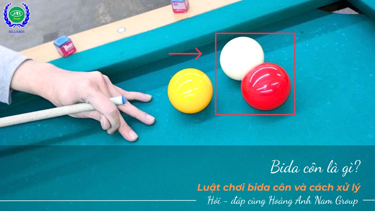 Bida côn là gì? luật chơi bida côn và cách xử lý 