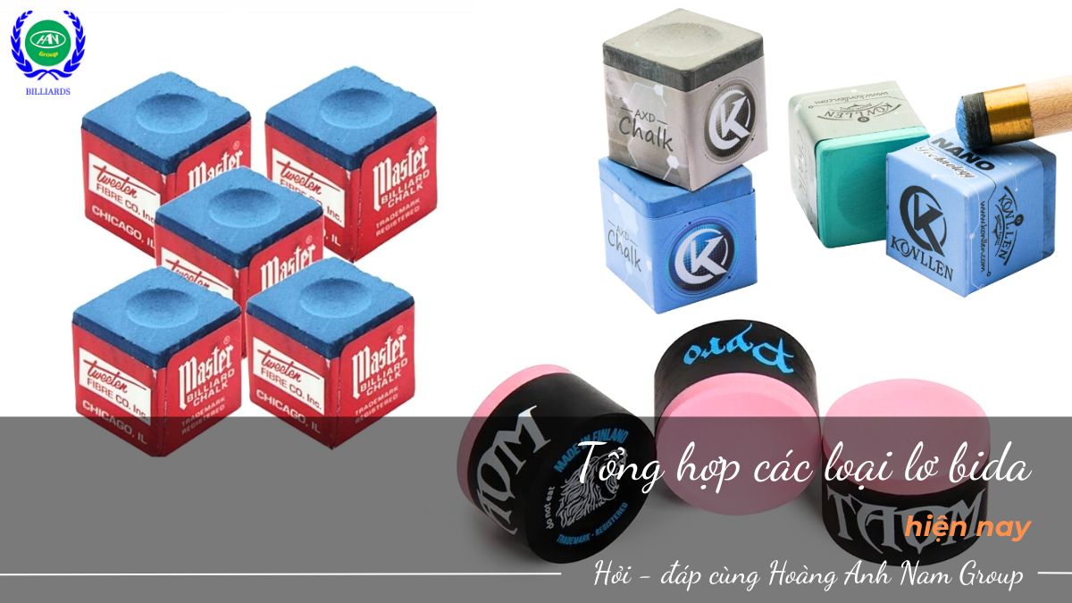 Tổng hợp các loại lơ bida phổ biến hiện nay 