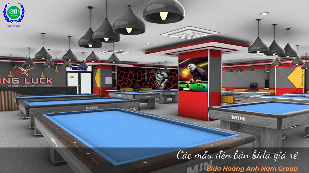 Các mẫu đèn bàn bida giá rẻ 