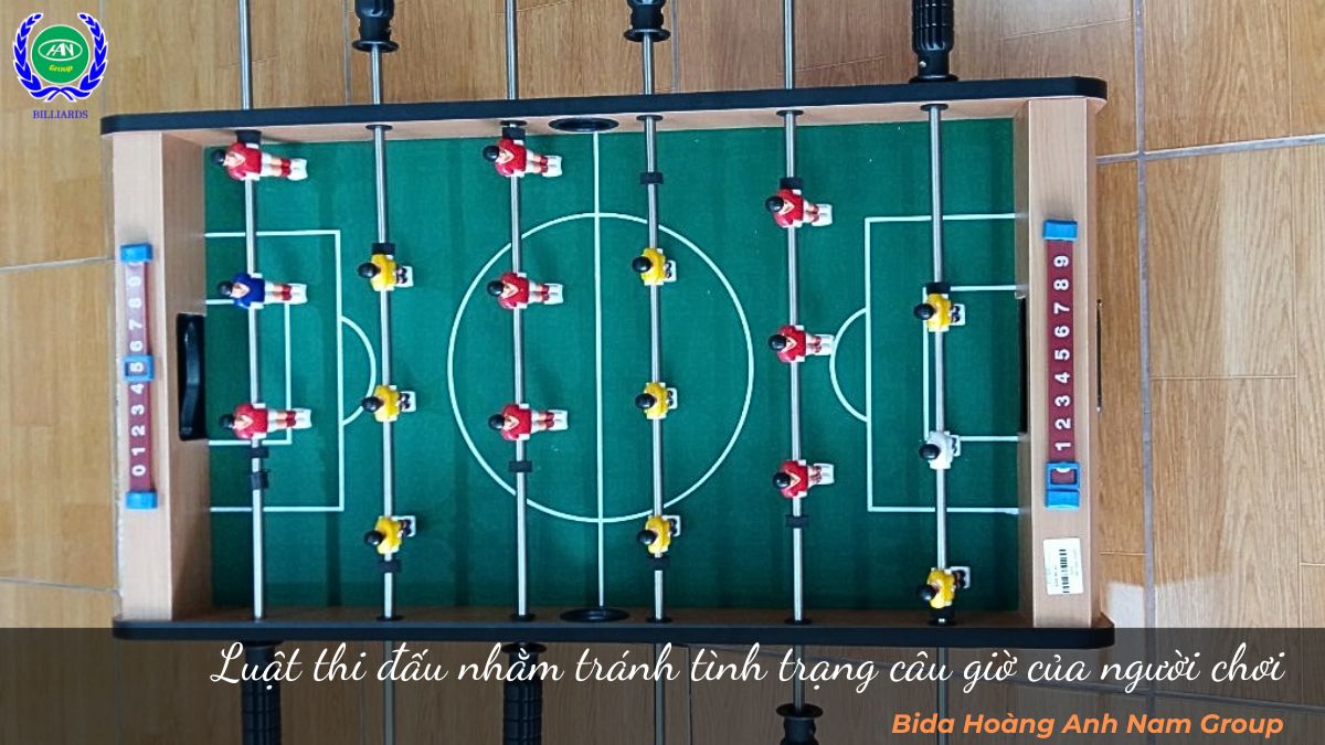 Luật thi đấu nhằm tránh tình trạng câu giờ của người chơi 