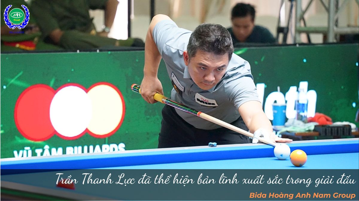 Trần Thanh Lực đã thể hiện bản lĩnh xuất sắc trong giải đấu