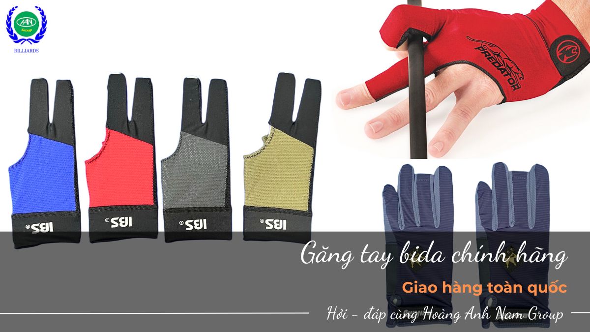 Mua găng tay bida chính hãng, giao hàng nhanh chóng toàn quốc 