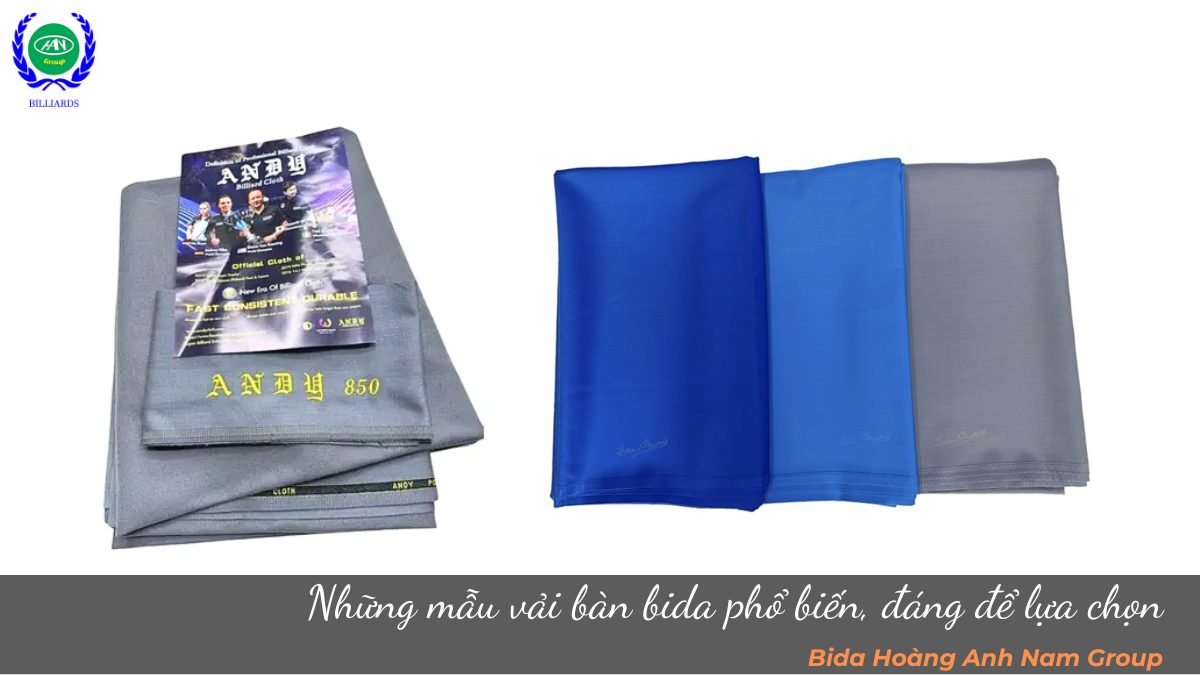 Những mẫu vải bàn bida phổ biến, đáng để lựa chọn 