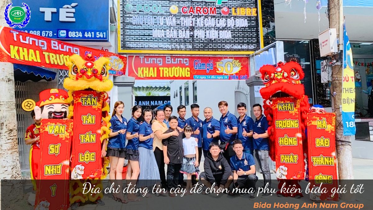 Địa chỉ đáng tin cậy để chọn mua phụ kiện bida giá tốt
