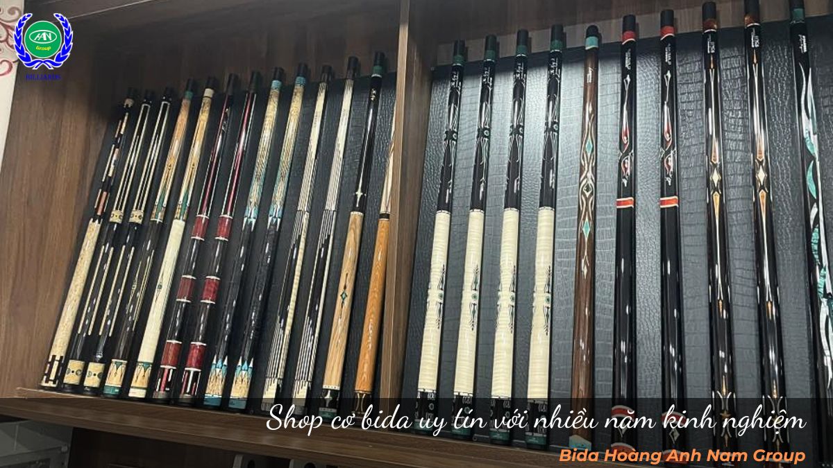 Shop cơ bida uy tín với nhiều năm kinh nghiệm 
