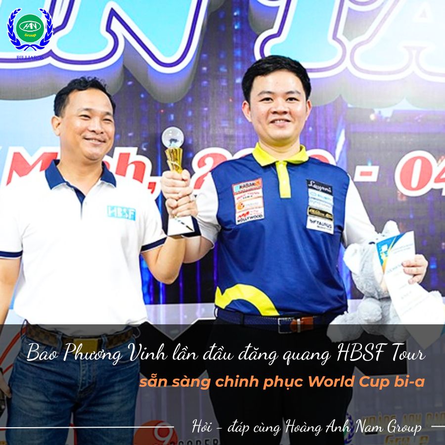 Bao Phương Vinh vô địch HBSF Tour
