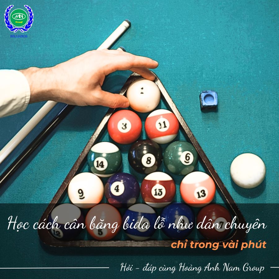 Công thức cân băng bida lỗ