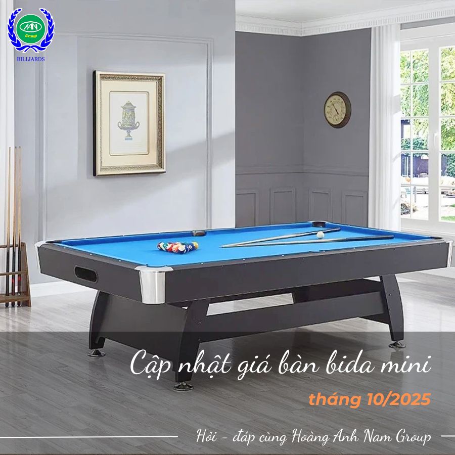 Giá bàn bida mini tháng 10/2025