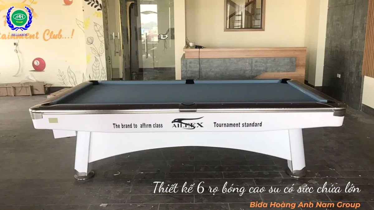 Thiết kế 6 rọ bóng cao su có sức chứa lớn 