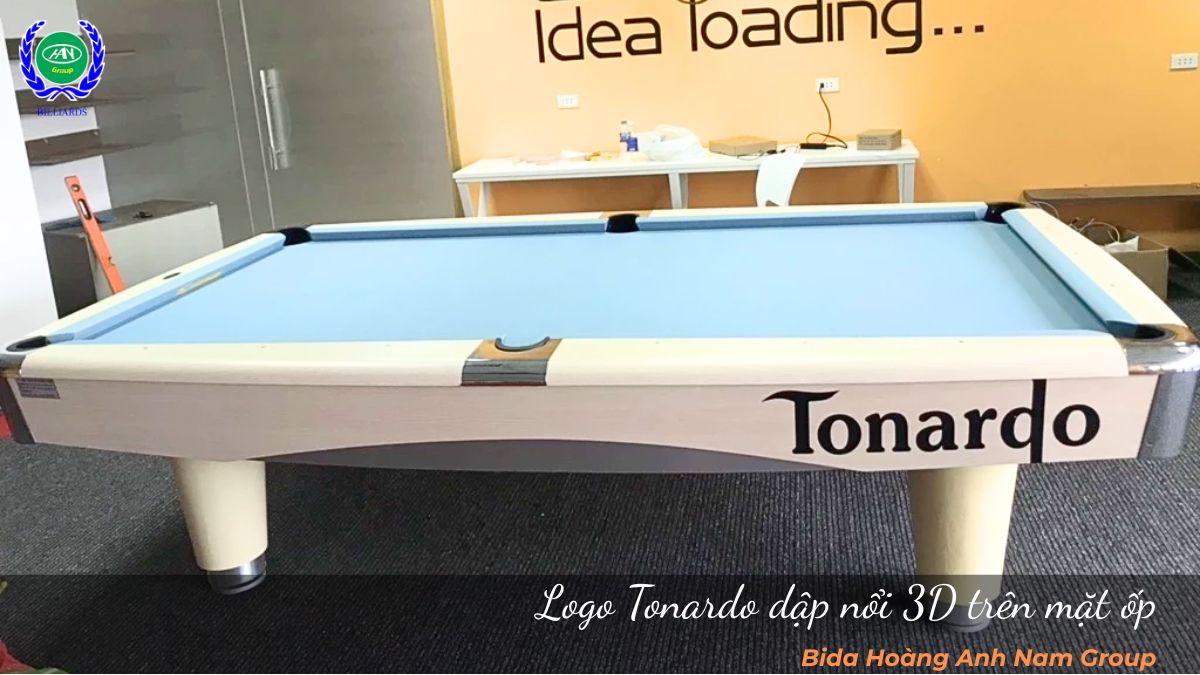 Logo Tonardo dập nổi 3D trên mặt ốp