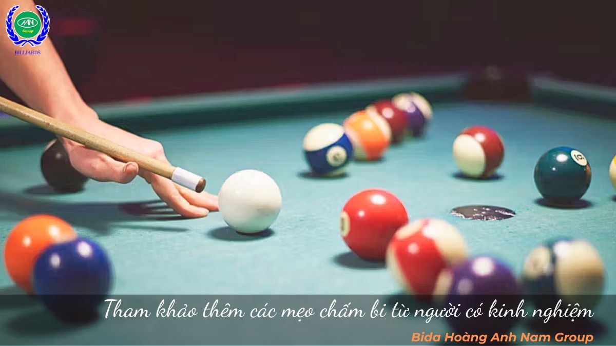 Tham khảo thêm các mẹo chấm bi từ người có kinh nghiệm 