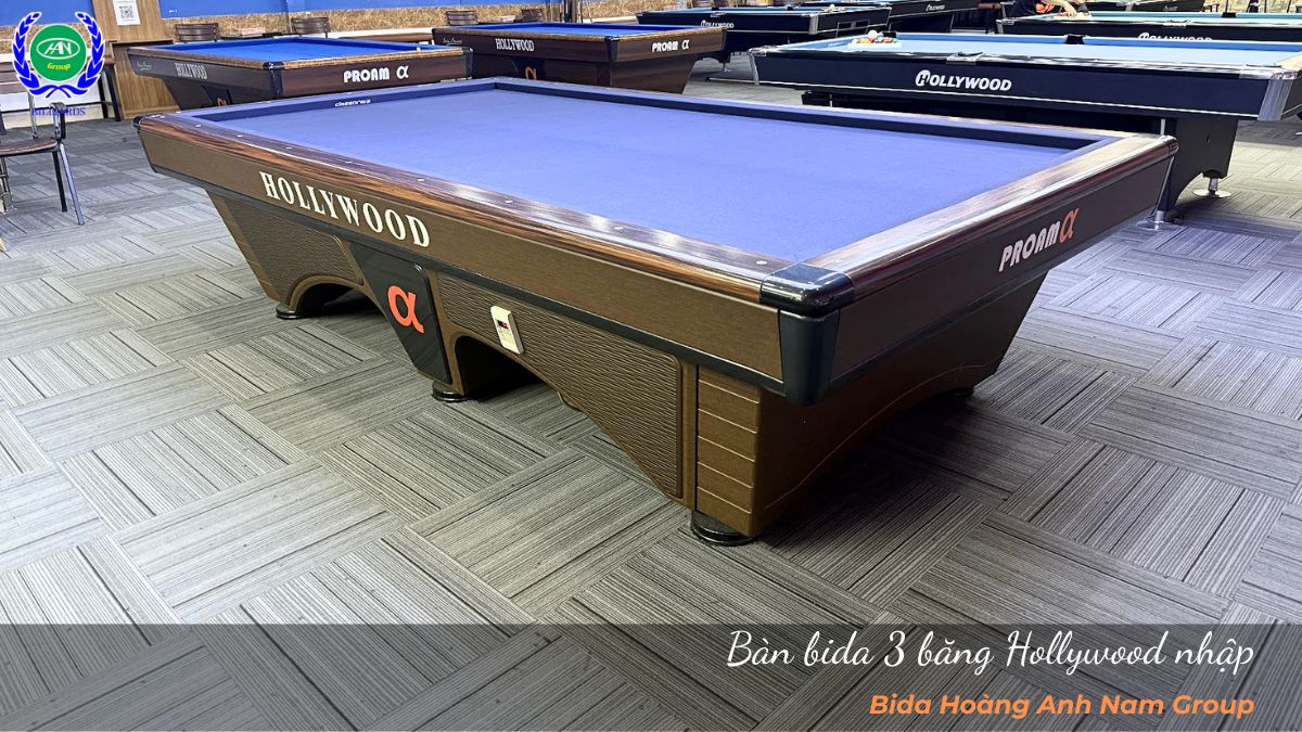 Bàn bida 3 băng Hollywood nhập 