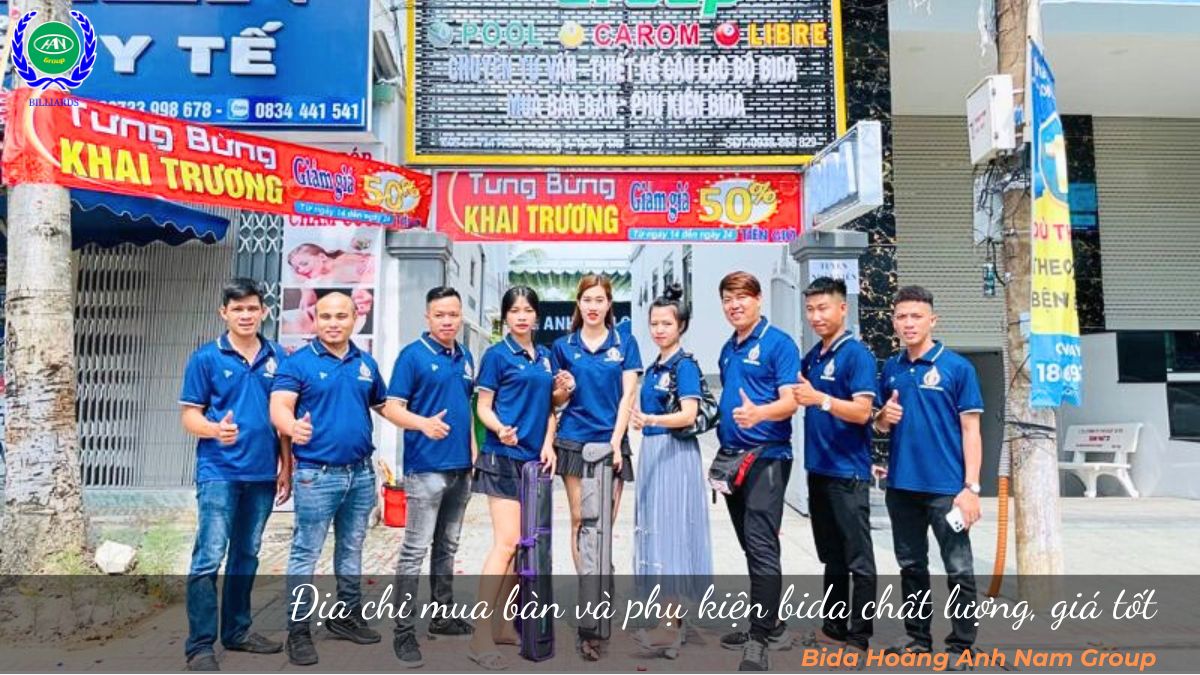 Địa chỉ mua bàn và phụ kiện bida chất lượng, giá tốt