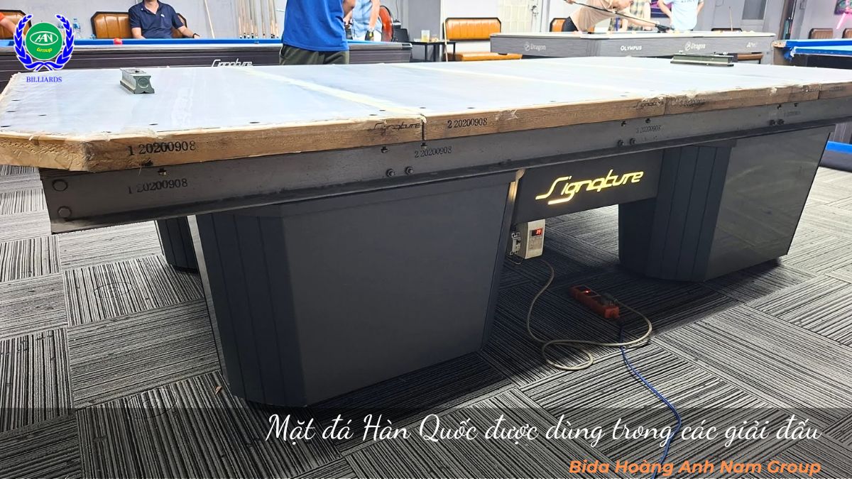 Mặt đá Hàn Quốc 50mm chuyên dụng cho bida 3 băng | Bida Hoàng Anh Nam Group