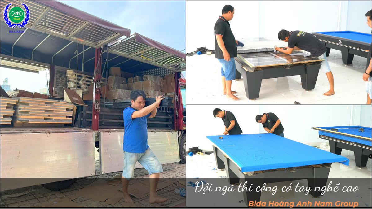 Đội ngũ thi công có tay nghề cao 