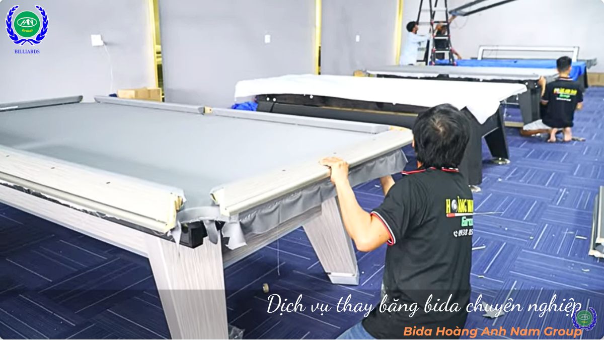 Dịch vụ thay băng bida chuyên nghiệp