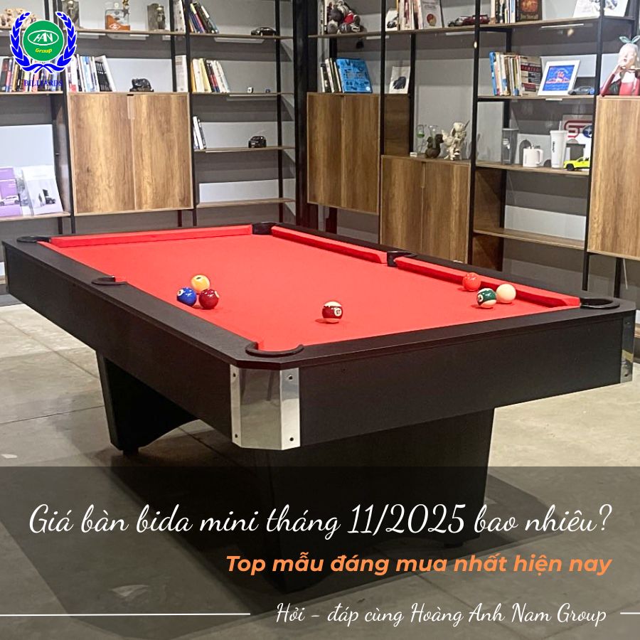 Giá bàn bida mini tháng 11/2025