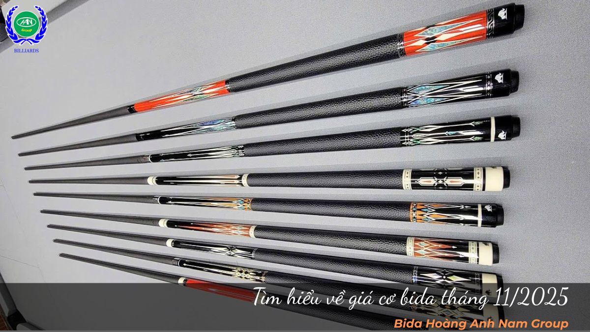 Tìm hiểu về giá cơ bida tháng 11/2025