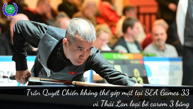 Việt Nam tiếc nuối: Trần Quyết Chiến không thể góp mặt tại SEA Games 33 vì Thái Lan loại bỏ carom 3 băng