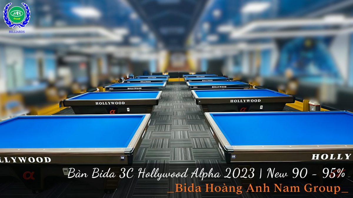 Bàn Bida 3C Hollywood Alpha 2023 - New 90 - 95% | Bida Hoàng Anh Nam Group