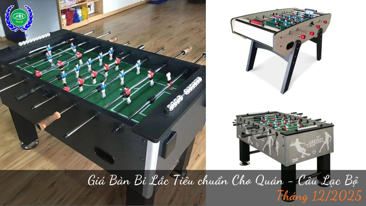 Giá Bàn Bi Lắc Tiêu Chuẩn Quán & CLB | Bida Hoàng Anh Nam Group