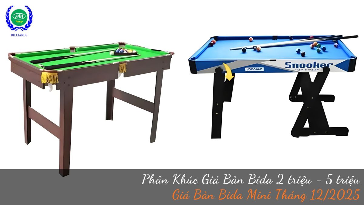 Phân khúc bàn bida từ 2 triệu đến 5 triệu | Bida Hoàng Anh Nam Group