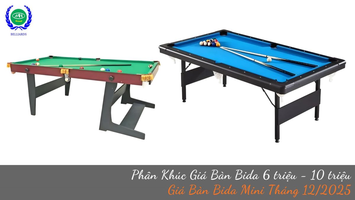 Phân khúc bàn bida mini từ 6 triệu đến 10 triệu | Bida Hoàng Anh Nam Group