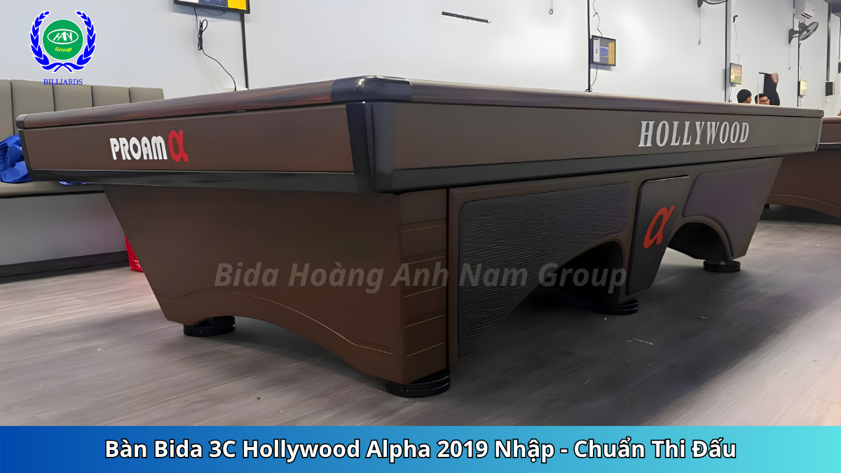 Bàn Bida 3C Hollywood Alpha 2019 Nhập - Chuẩn Thi Đấu