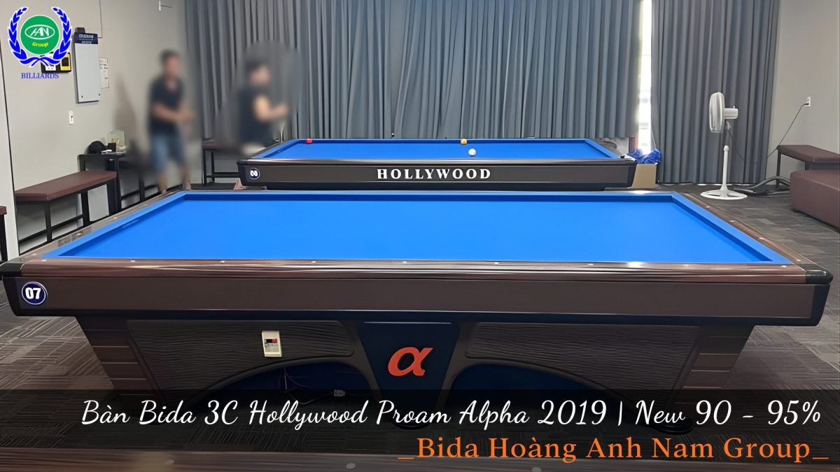 Bàn Bida 3c Hollywood Alpha 2019, New 90 - 95% | Bida Hoàng Anh Nam Group