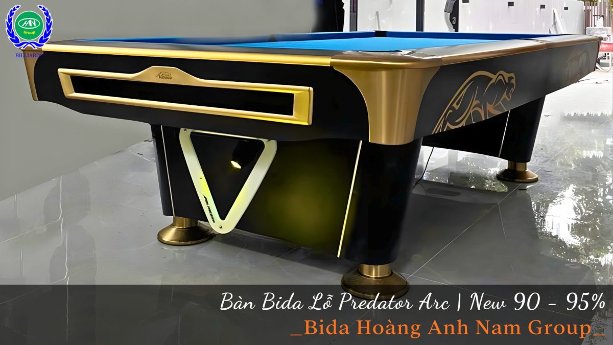 thanh lý bàn bida lỗ predator arc