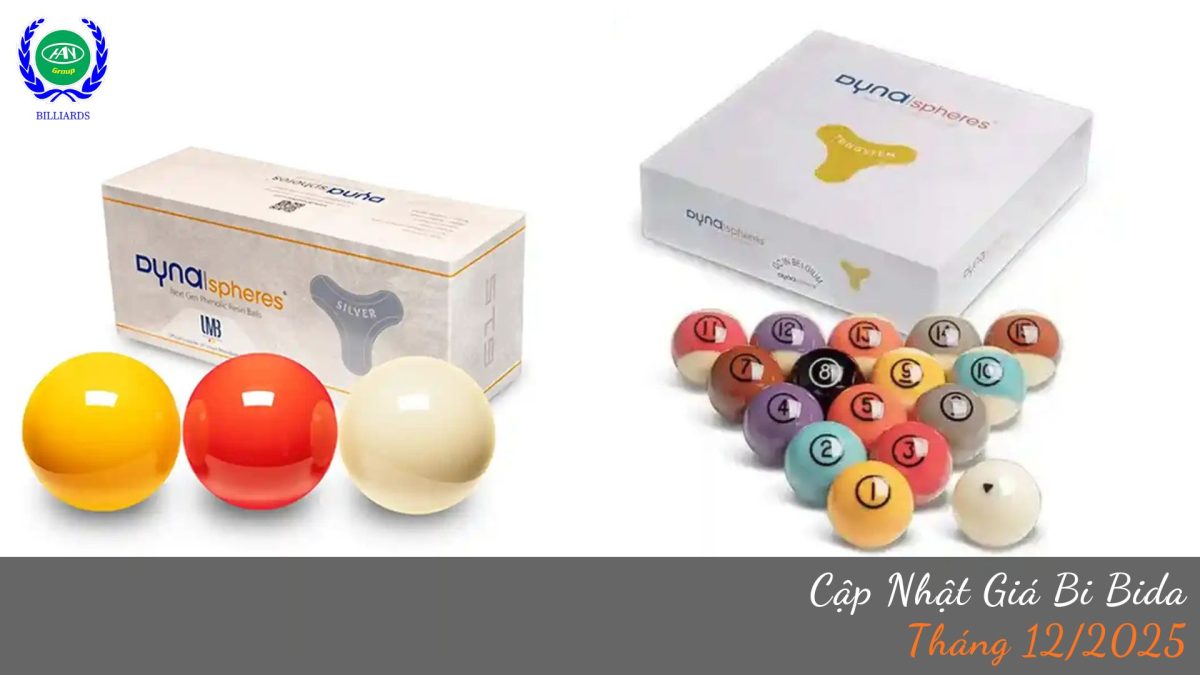Cập Nhật Giá Bi Bida Tháng 12/2025 | Bida Hoàng Anh Nam Group