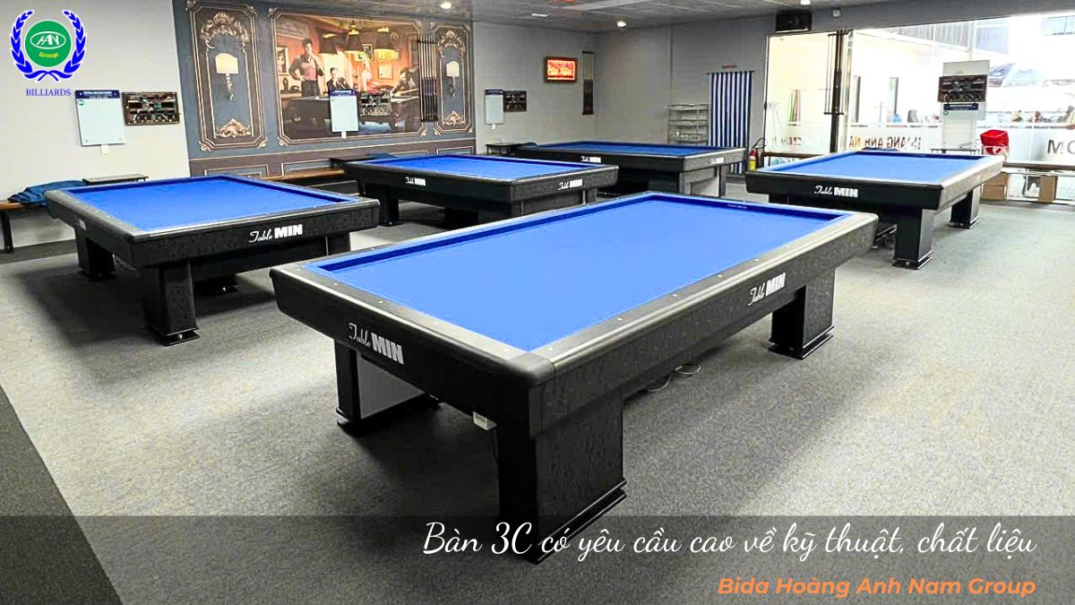 Bàn 3C có yêu cầu cao về kỹ thuật, chất liệu