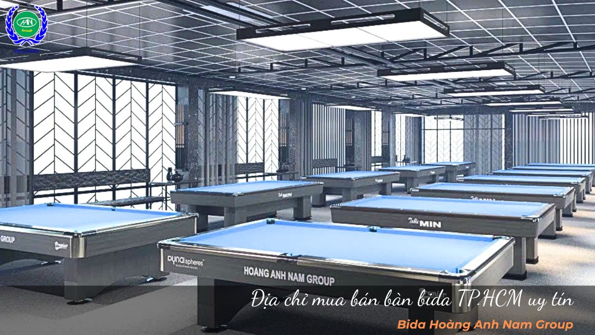 Địa chỉ mua bán bàn bida TP.HCM uy tín