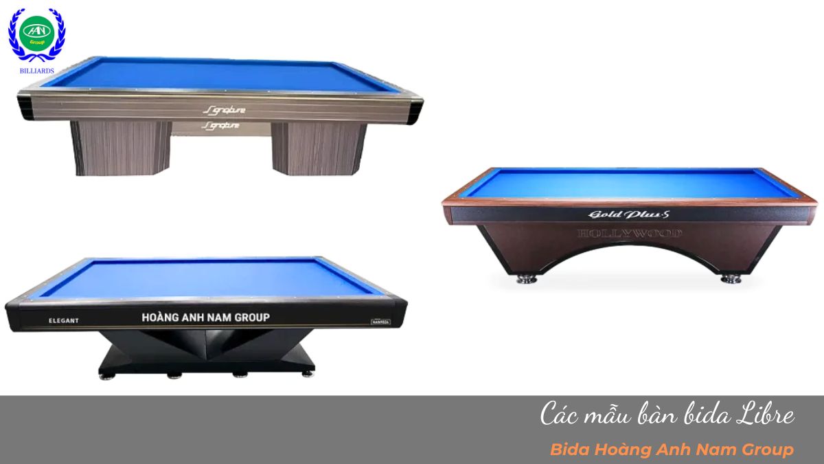 Các mẫu bàn bida Libre