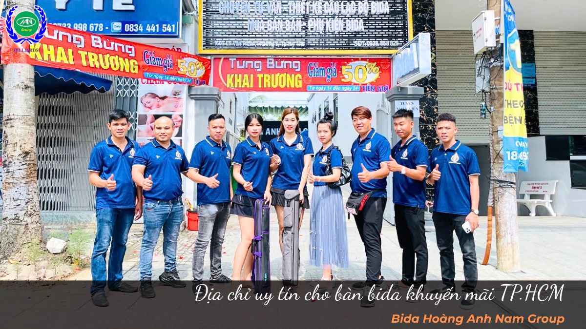 Địa chỉ uy tín cho bàn bida khuyến mãi TP.HCM
