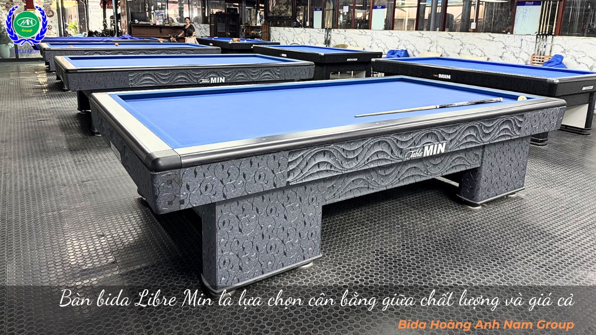 Bàn bida Libre Min là lựa chọn cân bằng giữa chất lượng và giá cả