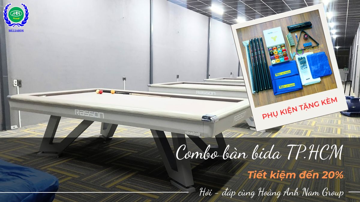 Combo bàn bida TP.HCM - Tiết kiệm đến 20%