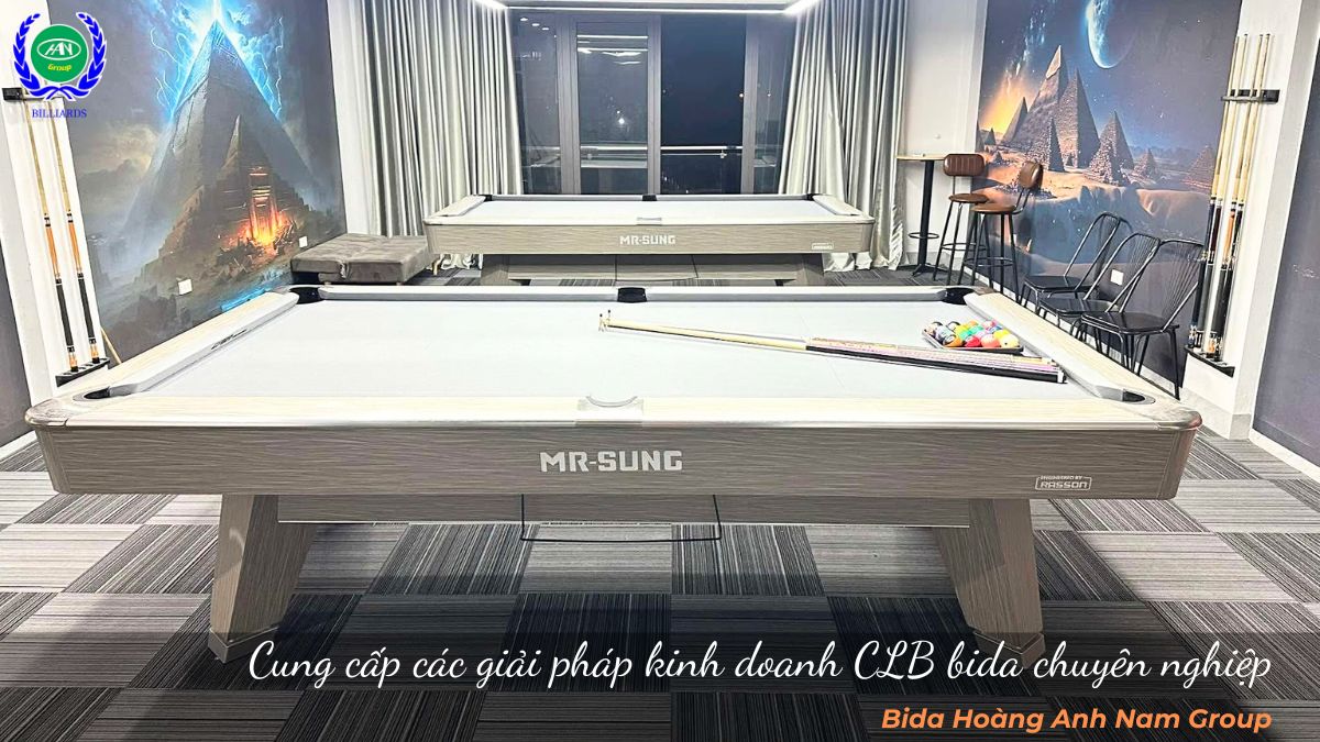 Cung cấp các giải pháp kinh doanh CLB bida chuyên nghiệp