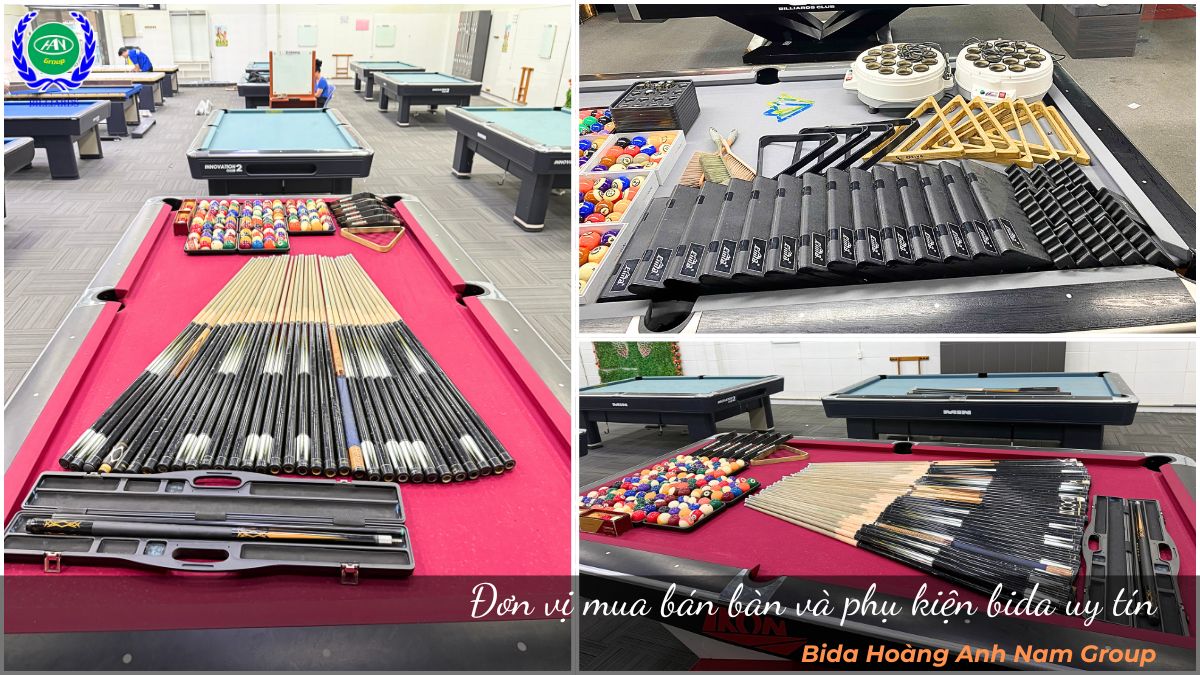 Đơn vị mua bán bàn và phụ kiện bida uy tín