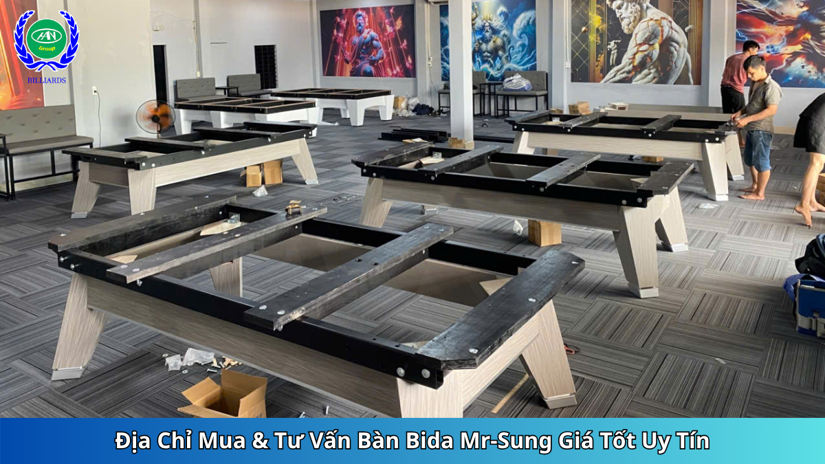 Địa Chỉ Mua & Tư Vấn Bàn Bida Mr-Sung Giá Tốt Uy Tín | Bida Hoàng Anh Nam Group