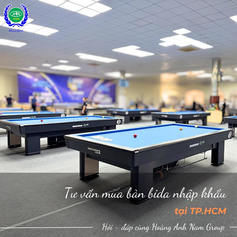 Bàn bida nhập khẩu tại TP.HCM