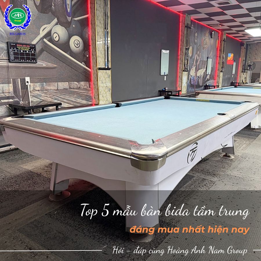 Bàn bida tầm trung