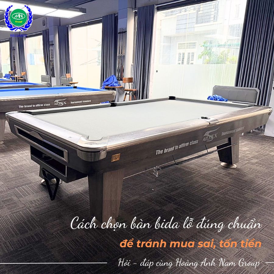 Cách chọn bàn bida lỗ