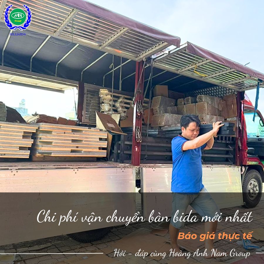 Chi phí vận chuyển bàn bida