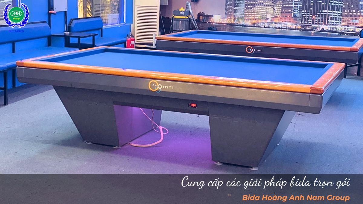 Cung cấp các giải pháp bida trọn gói
