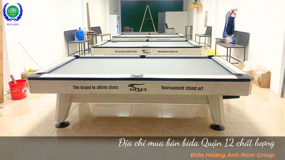 Địa chỉ mua bàn bida Quận 12 chất lượng