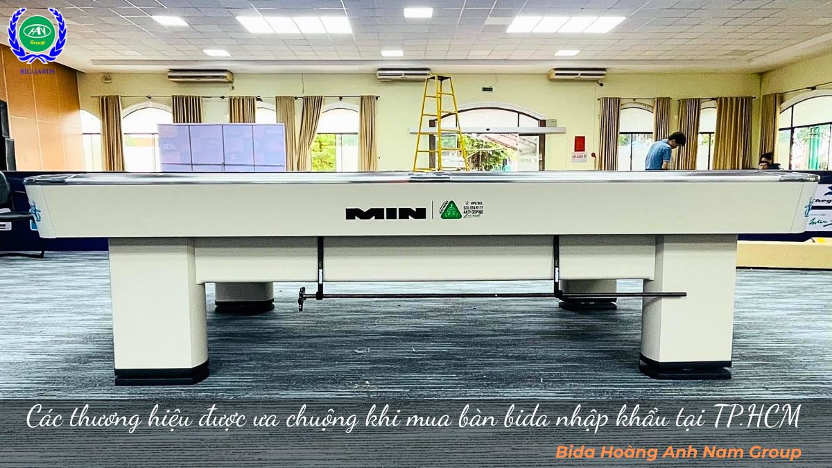 Các thương hiệu được ưa chuộng khi mua bàn bida nhập khẩu tại TP.HCM