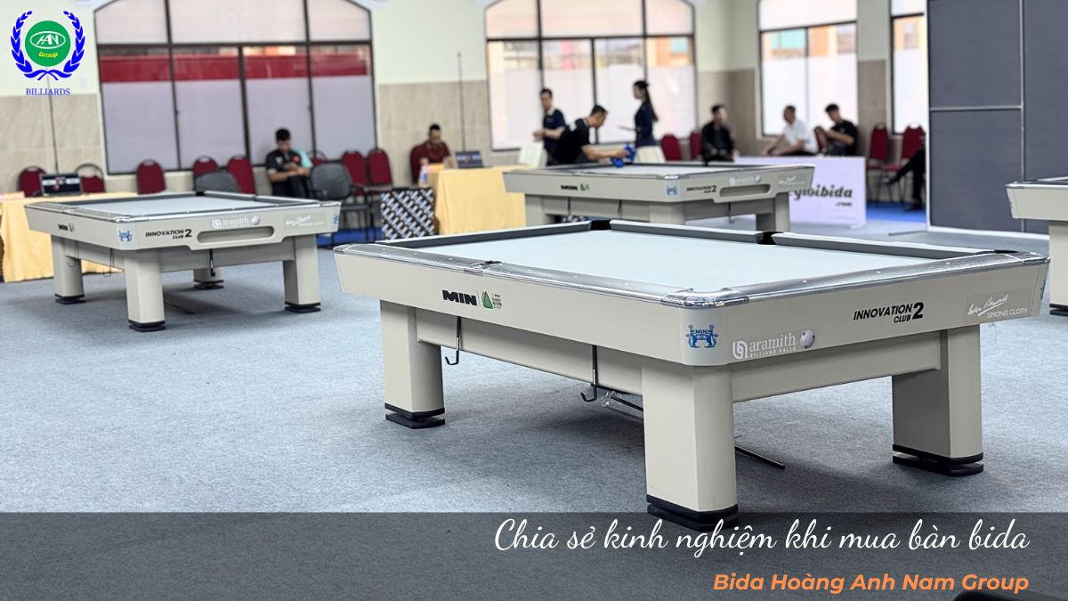 Chia sẻ kinh nghiệm khi mua bàn bida